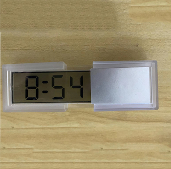 Gaismas automašīnas pulkstenis ar elektronisku temperatūras un mitruma mērītāju, regulējams leņķis, materiāls: Cits, izpildes standarts: Kvalificēts