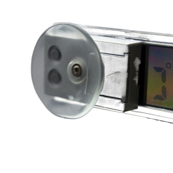 Gaismas automašīnas pulkstenis ar elektronisku temperatūras un mitruma mērītāju, regulējams leņķis, materiāls: Cits, izpildes standarts: Kvalificēts