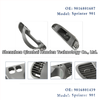 Centrinės konsolės ir prietaisų skydelio dėžutė Mercedes-Benz Sprinter, modelis 9016801607; medžiaga: plastikas; apdorojimas ir pritaikymas: Taip