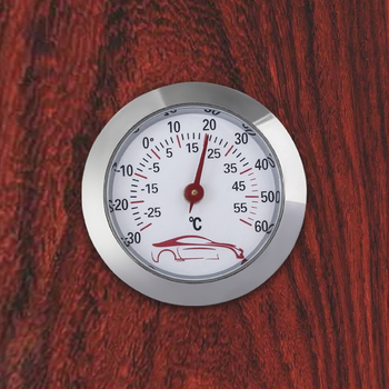 Автомобилен термометър с указателна стрелка, без батерии, преносим, с ветрозащитна функция, за автомобил и дом
