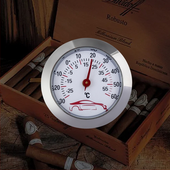 Автомобилен термометър с указателна стрелка, без батерии, преносим, с ветрозащитна функция, за автомобил и дом