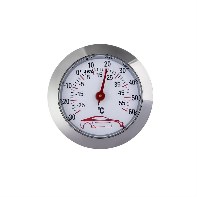 Автомобилен термометър с указателна стрелка, без батерии, преносим, с ветрозащитна функция, за автомобил и дом