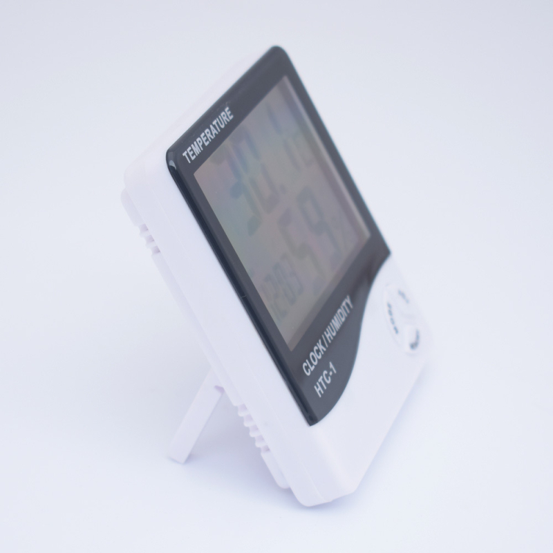 HTC-1 Elektronički higrometar za unutarnju temperaturu i vlažnost - raspon temperature -50 do 70 °C; raspon vlage 10–99% RH; točnost temperatura 1 °C