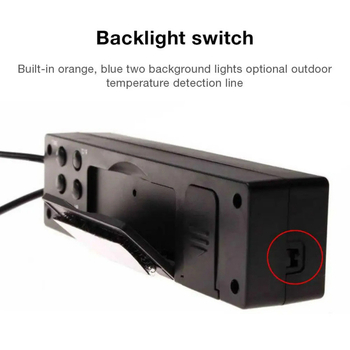 Polarlander EC88 Termometru auto, Ceas și Voltmetru — Suport auto, model 21-143-0044