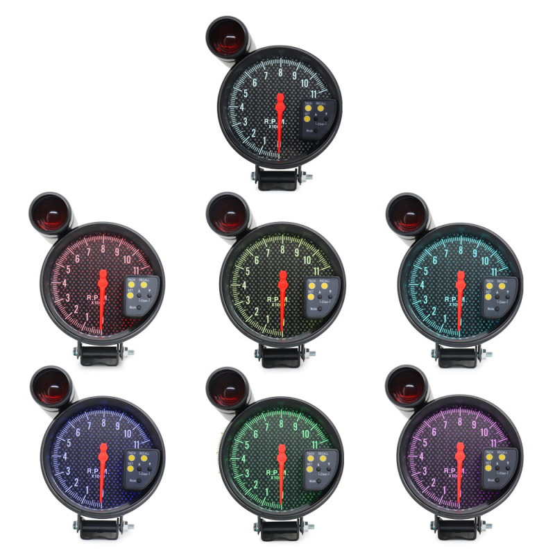 LED automobilni tahometar s prikazom, model 8100fc, 12V