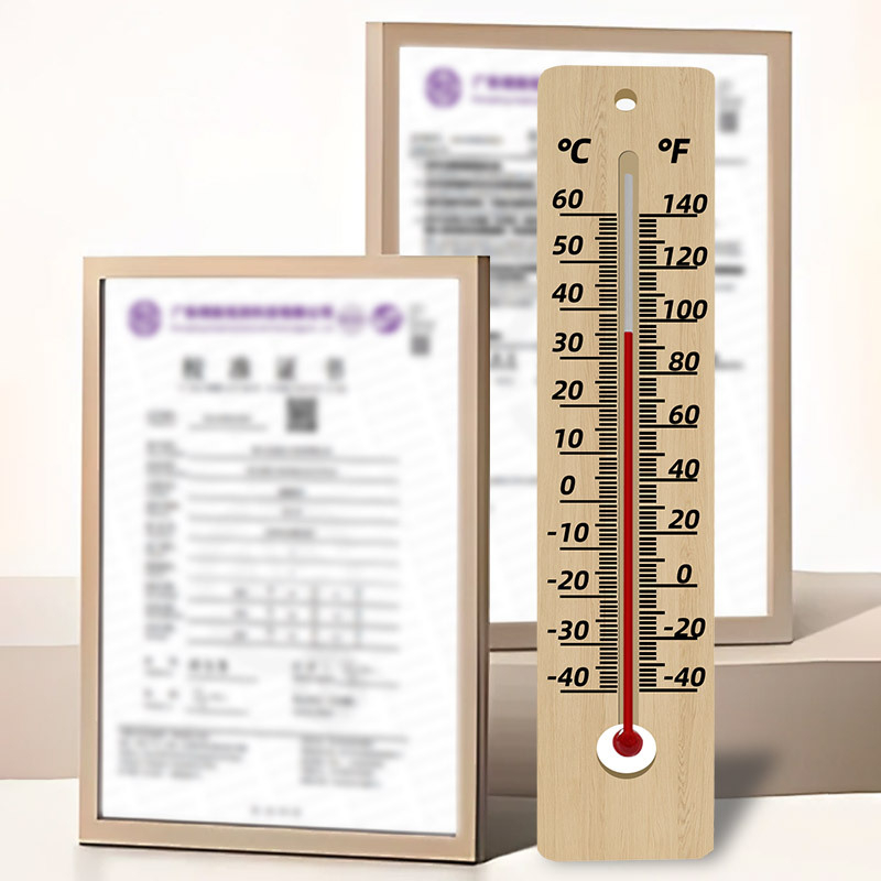 Fából készült beltéri hőmérő és páratartalom-mérő — falra szerelhető dekoráció gyerekszobába, nappaliba vagy hálószobába