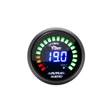 Instrument de combustibil auto Dragon Gauge 623YCG, afișaj digital aer-carburant cu senzor de oxigen, 12V