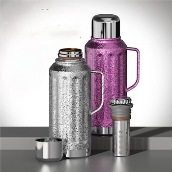 Ceainic izolat pentru casă și exterior, capacitate mare, afișaj mecanic de temperatură, rezervor intern din oțel inoxidabil 304, carcasă din oțel inoxidabil 201, izolație 12–24 de ore