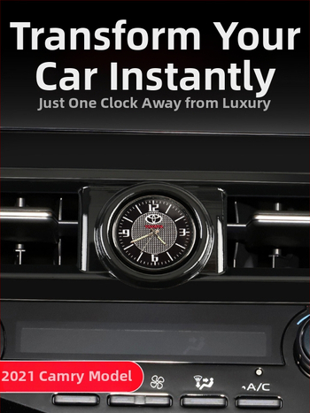 Διακοσμητικό εσωτερικού αυτοκινήτου για ρολόι της Camry 8ης γενιάς — ακτινικός τύπος διακόσμησης; Τύπος: Άλλο; Μάρκα: Άλλο