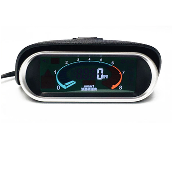 Automobilio LCD horizontinis tahometras, modelis 9V-36V Universal, įtampa 9V-36V, medžiaga stiklas-plastikas
