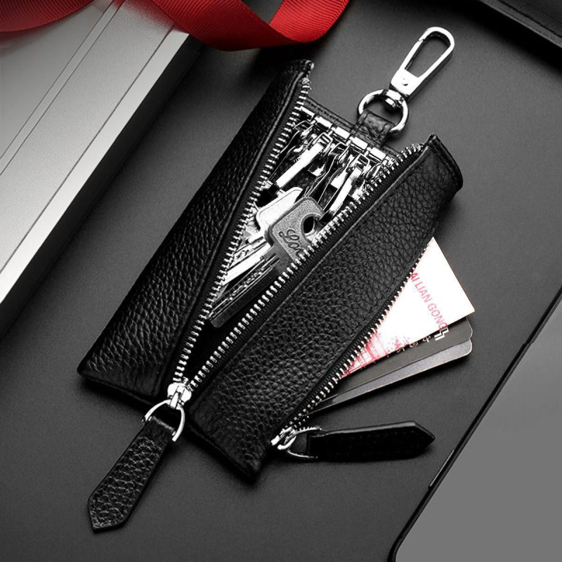 Raktų dėklas, universalus, PU medžiaga, Verslo Elite stilius, 2025 m. pavasaris