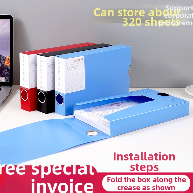 Faktūru mapes kaste – PP materiāls, pielāgojams logotips, pielāgošanas iespējas