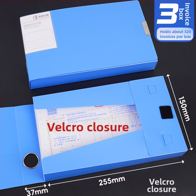 Faktūru mapes kaste – PP materiāls, pielāgojams logotips, pielāgošanas iespējas