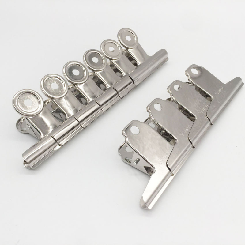 Seaman nehrđajući čelik planinski klips – okrugli klip za račune, metalni uredski klips