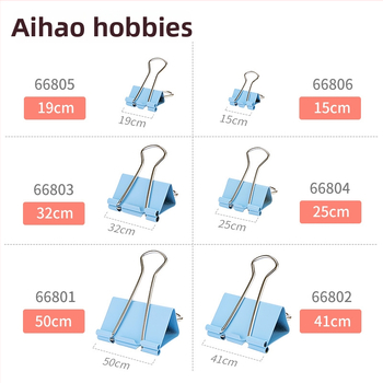 Hobbies šarena metalna klipsa za dokumente i karte, klips s klinastim dizajnom, model 66801