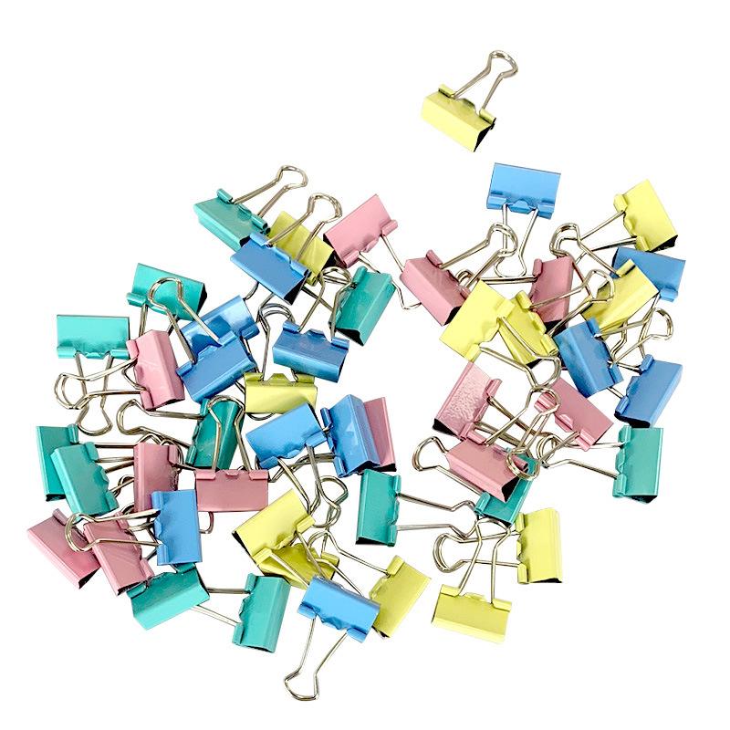 Dugi rep klipsa, metalni, dovetail tip, 40 komada u cijevi - Powerful Stationery