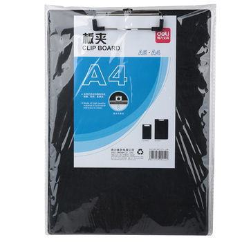 Deli 9244 plastični klipboard, A4 format, jedan snažan klip