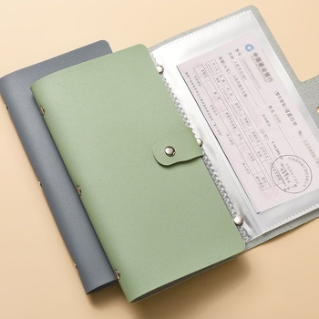 G30014 Bankas kontu grāmatas un dokumentu organizētājs – 40 lappšu, kontu grāmatas turētājs un banknošu uzglabāšana