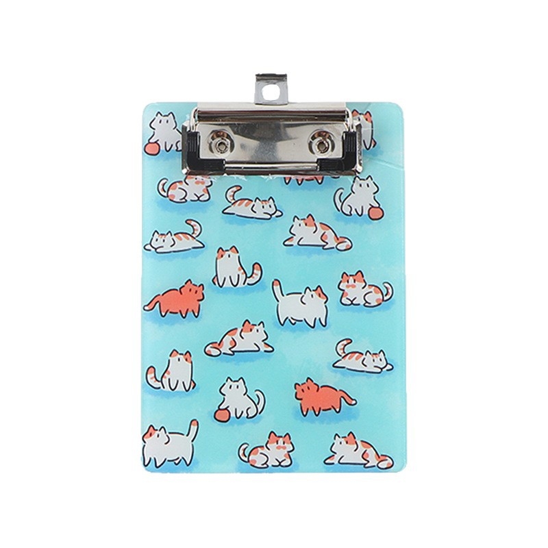 Акрилен клипборд с единичен здрав клип, персонализиран дизайн, дебелина на плочата 3 мм