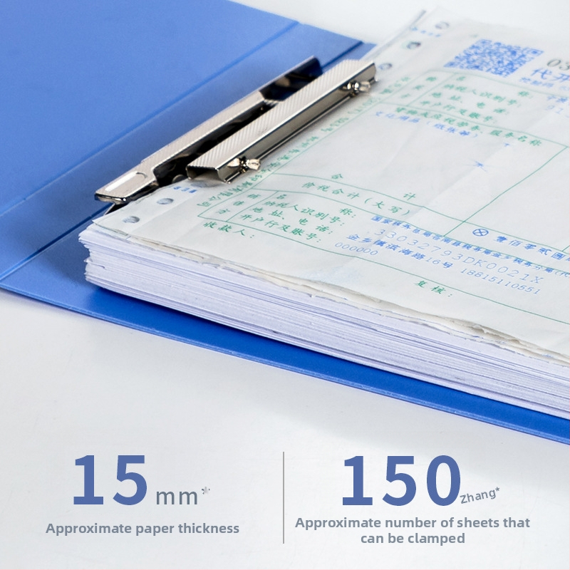 Deli 5353 plastmasas dokumentu mapīte ar klipu A6 formātam