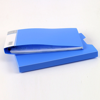 Deli 5355 Plastmasas rēķinu mapīte ar vienu stingru klipsu, ūdensdroša