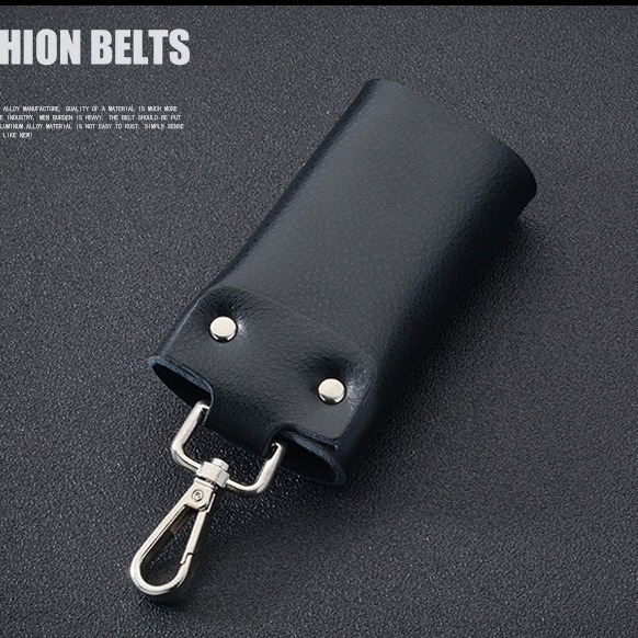 CY040 natūralios odos raktų dėklas, unisex, pirmas karvės odos sluoksnis, be pamušalo, anti-cut, išplėčiamas