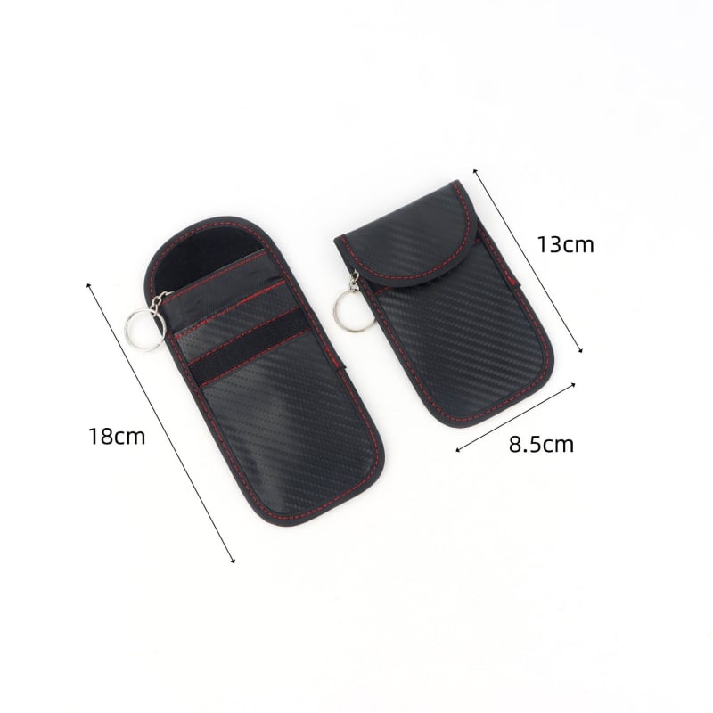 Raktų dėklas F101 - PU medžiaga, vidinė danga su nano apsauga, RFID apsauga, anti-nuskaitymas, anti-vagystė