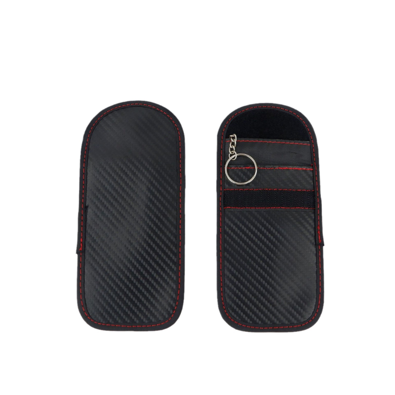 Raktų dėklas F101 - PU medžiaga, vidinė danga su nano apsauga, RFID apsauga, anti-nuskaitymas, anti-vagystė