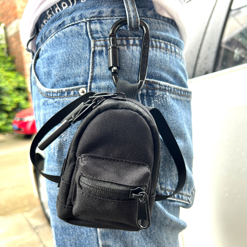 Portofel pentru monede, material Oxford, model unic, design unisex, extensibil pentru purtare facilă