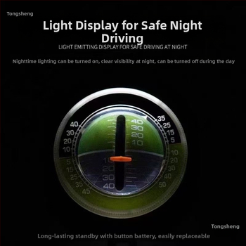 Aukštos tikslumo automobilių nuolydžio lygis su šviesos skleidžiančia savęs jutikline kamuole dekoracijai off-road