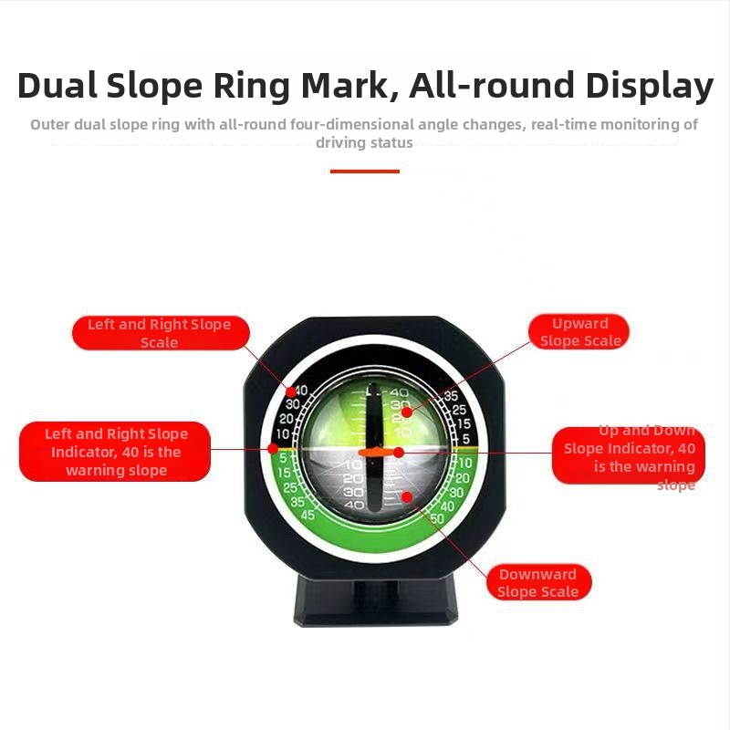 Aukštos tikslumo automobilių nuolydžio lygis su šviesos skleidžiančia savęs jutikline kamuole dekoracijai off-road