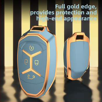 Κάλυμμα Κλειδιού Lynk & Co 03/02/03+ – PU Υλικό, Εθνοτικό Στυλ, Κέλυφος Προστασίας με Ολική Κάλυψη, Χωρίς Παραμετροποίηση