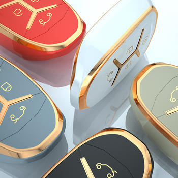 Κάλυμμα Κλειδιού Lynk & Co 03/02/03+ – PU Υλικό, Εθνοτικό Στυλ, Κέλυφος Προστασίας με Ολική Κάλυψη, Χωρίς Παραμετροποίηση