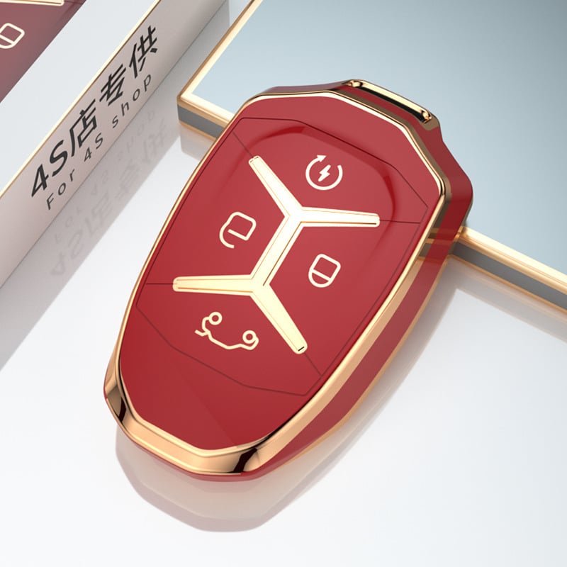 Κάλυμμα Κλειδιού Lynk & Co 03/02/03+ – PU Υλικό, Εθνοτικό Στυλ, Κέλυφος Προστασίας με Ολική Κάλυψη, Χωρίς Παραμετροποίηση