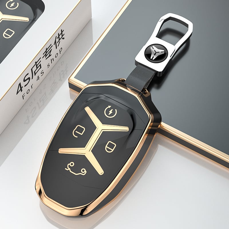 Κάλυμμα Κλειδιού Lynk & Co 03/02/03+ – PU Υλικό, Εθνοτικό Στυλ, Κέλυφος Προστασίας με Ολική Κάλυψη, Χωρίς Παραμετροποίηση