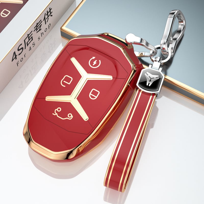 Κάλυμμα Κλειδιού Lynk & Co 03/02/03+ – PU Υλικό, Εθνοτικό Στυλ, Κέλυφος Προστασίας με Ολική Κάλυψη, Χωρίς Παραμετροποίηση