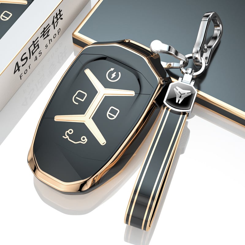 Κάλυμμα Κλειδιού Lynk & Co 03/02/03+ – PU Υλικό, Εθνοτικό Στυλ, Κέλυφος Προστασίας με Ολική Κάλυψη, Χωρίς Παραμετροποίηση