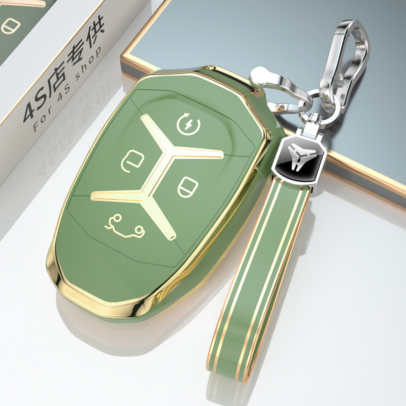 Κάλυμμα Κλειδιού Lynk & Co 03/02/03+ – PU Υλικό, Εθνοτικό Στυλ, Κέλυφος Προστασίας με Ολική Κάλυψη, Χωρίς Παραμετροποίηση