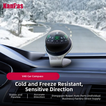 Метален автомобилен компас – мини топче-орнамент за таблото, високопрецизен, код на продукта Ltao719576839346