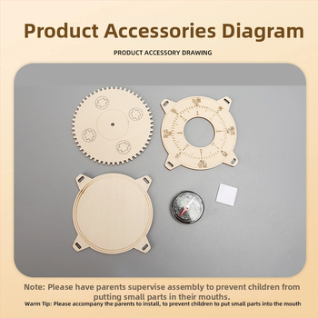 Дървен DIY комплект за науки за деца: възраст 7–14 години, съдържа научни експерименти, физически изобретения и технологични малки производствени проекти.