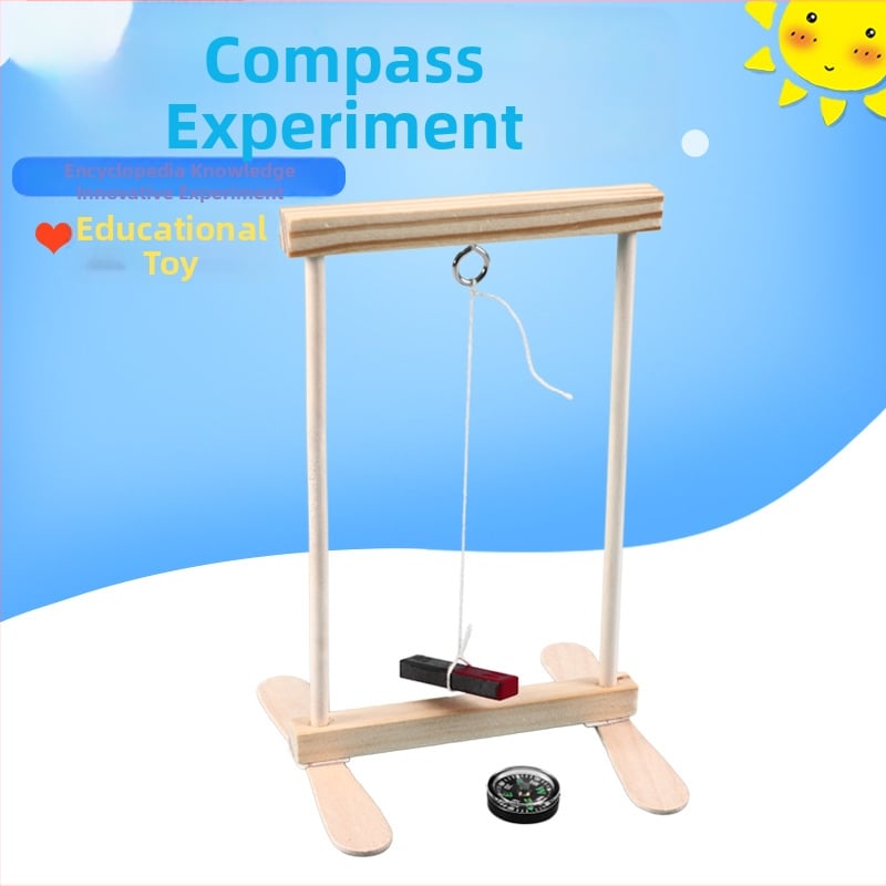 Дървен обучителен компас, сглобяем образователна играчка, за възраст 7-14 г, марка Zhaoping, персонализирани проби