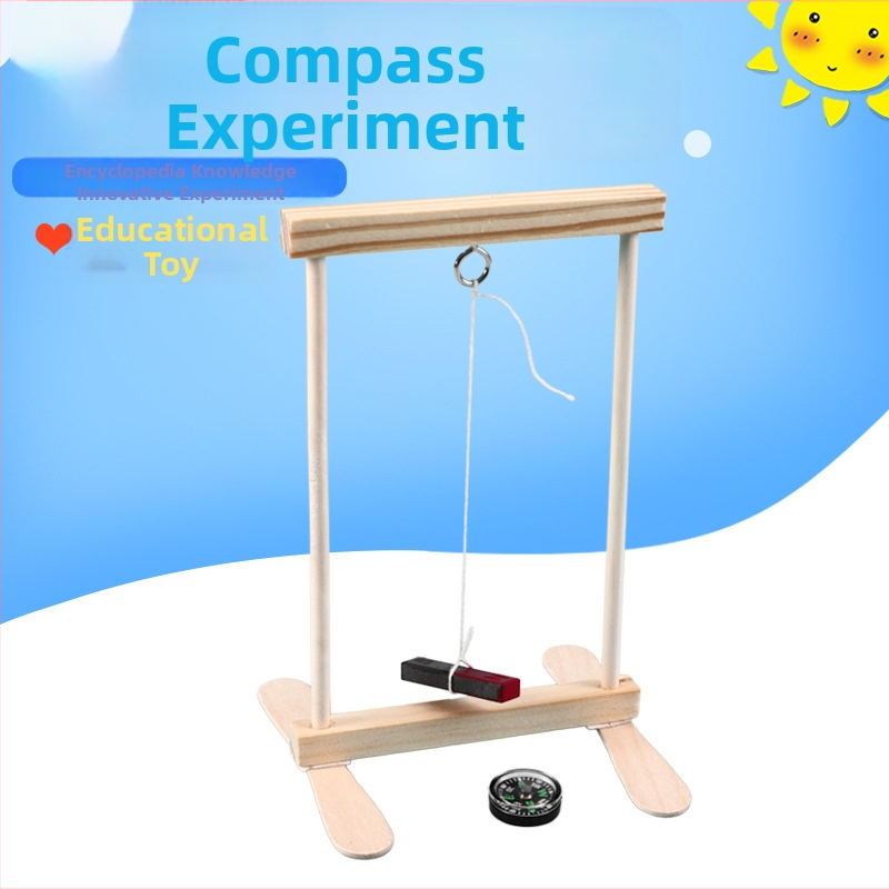 Дървен обучителен компас, сглобяем образователна играчка, за възраст 7-14 г, марка Zhaoping, персонализирани проби