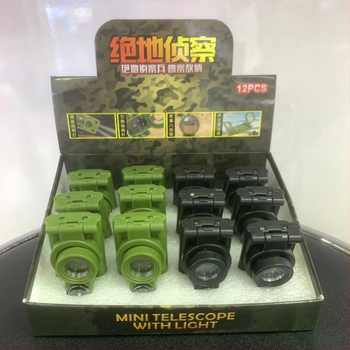 Chiyi 4-in-1 lukturis–teleskopu ar lupas un kompasu, plastmasas rotaļlieta, pielāgošana pieejama