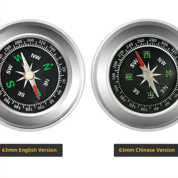 Iránytű - rozsdamentes acél, hordozható, kültéri használat | Márka: Record Work