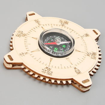 Дървен DIY комплект за научни експерименти за деца — малък технологичен проект, неелектрически, мултифункционален, за 7–14 години.