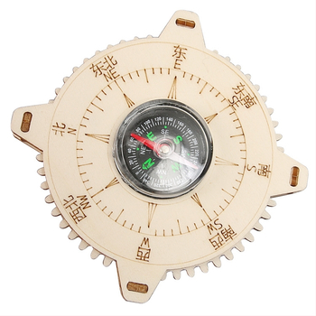 Дървен DIY комплект за научни експерименти за деца — малък технологичен проект, неелектрически, мултифункционален, за 7–14 години.