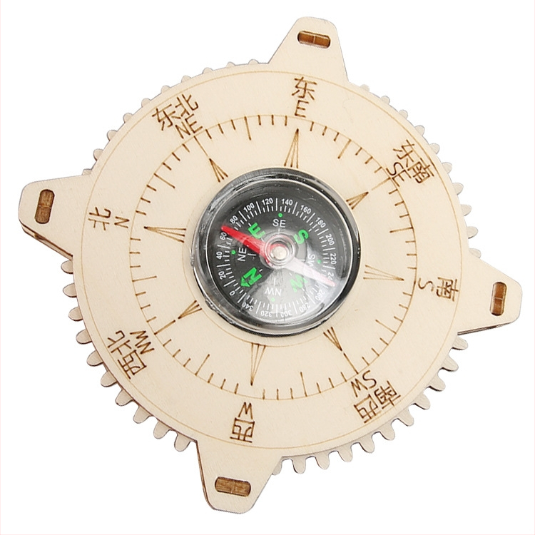 Дървен DIY комплект за научни експерименти за деца — малък технологичен проект, неелектрически, мултифункционален, за 7–14 години.