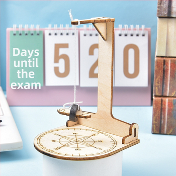 Дървен комплект за компас модел – DIY за деца на 7–14 г., образователна играчка по физика