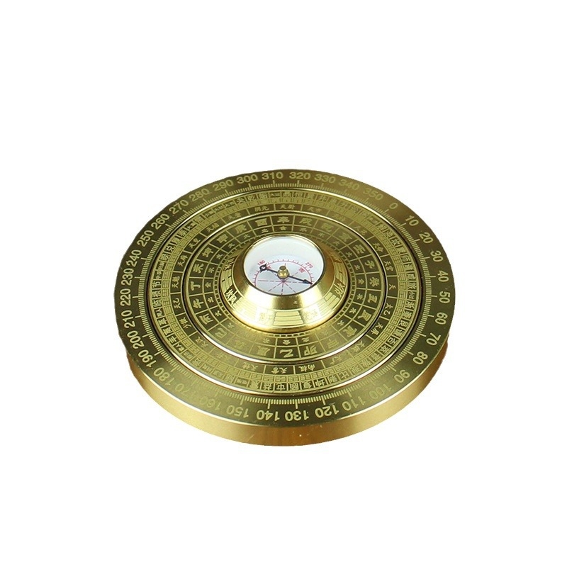 Медна пръстова гироскопна украса Tang Teng, метална конструкция; категория: пръстов гироскоп; материал: мед