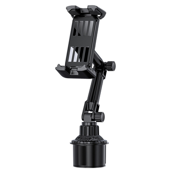 Θήκη αυτοκινήτου για κινητό για θέση ποτηριού στην κεντρική κονσόλα, καθολική, κατάλληλη για μπροστινό επιβάτη, εγκατάσταση με κλικ